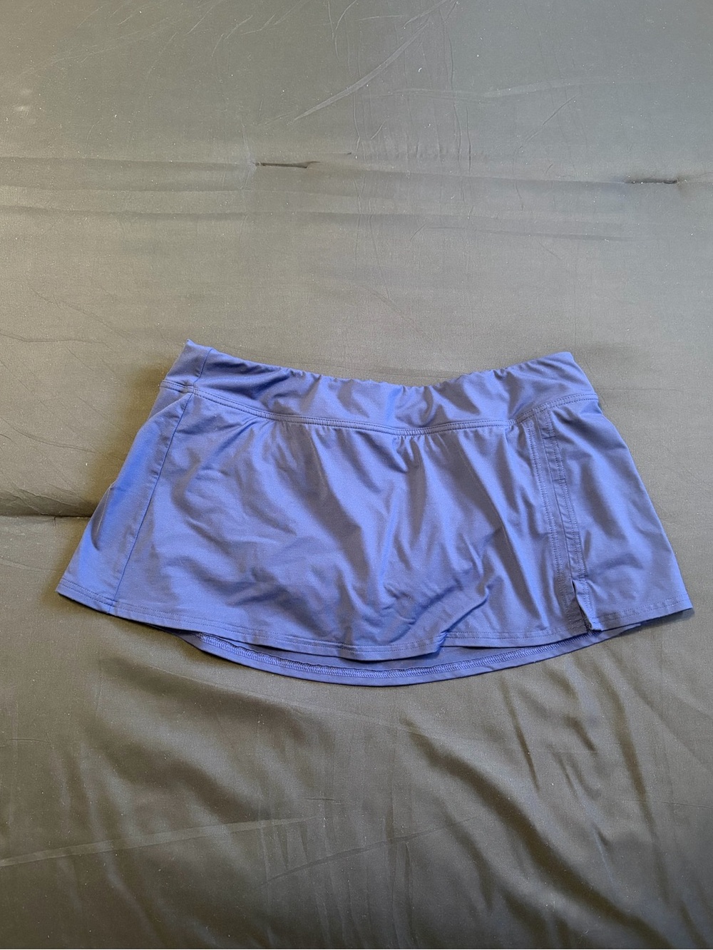 Lands' End Navy blue mini swim skirt. Size 12.